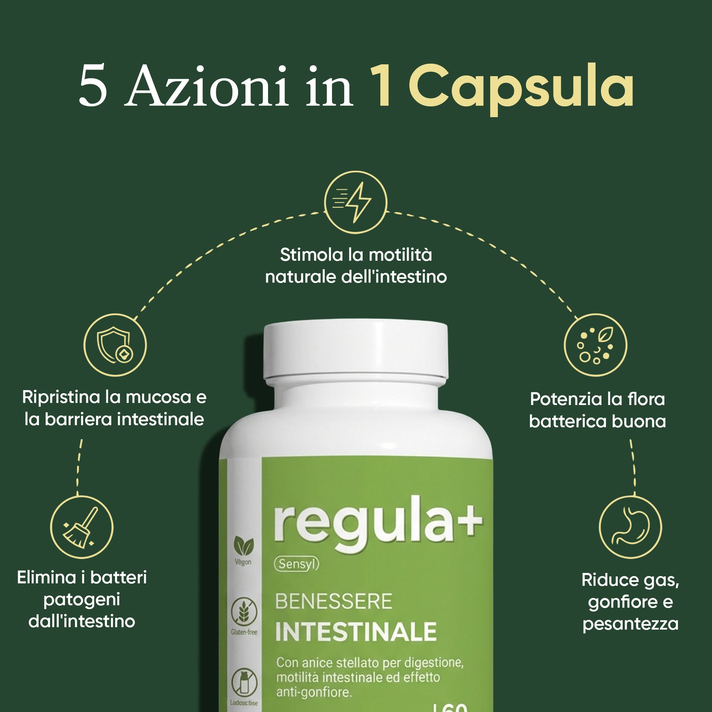 Regula+ Integratore Digestivo Naturale